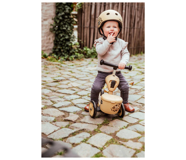 Scoot & Ride Highwaykick 1 Lifestyle Jeździk i hulajnoga 2w1 Leopard - 1109690 - zdjęcie 10